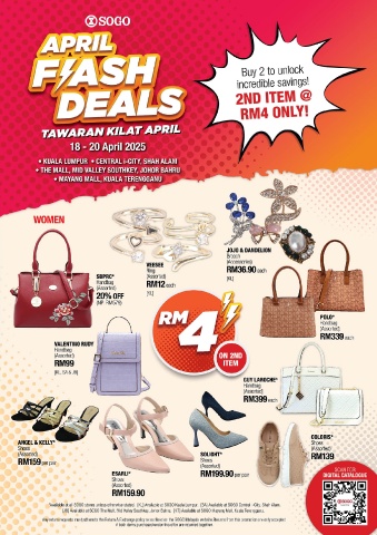 April Flash Deals (Storewide)