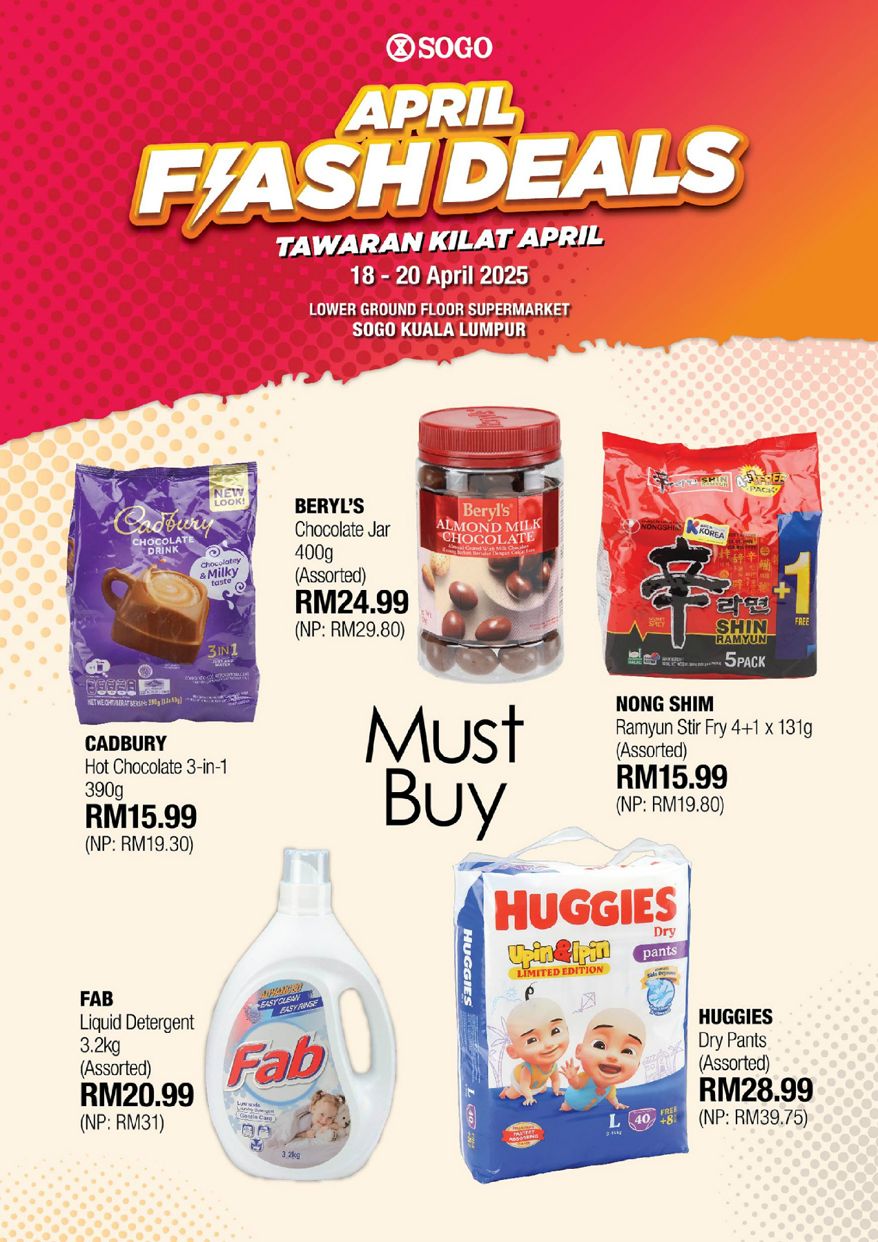 April Flash Deals (Supermarket)