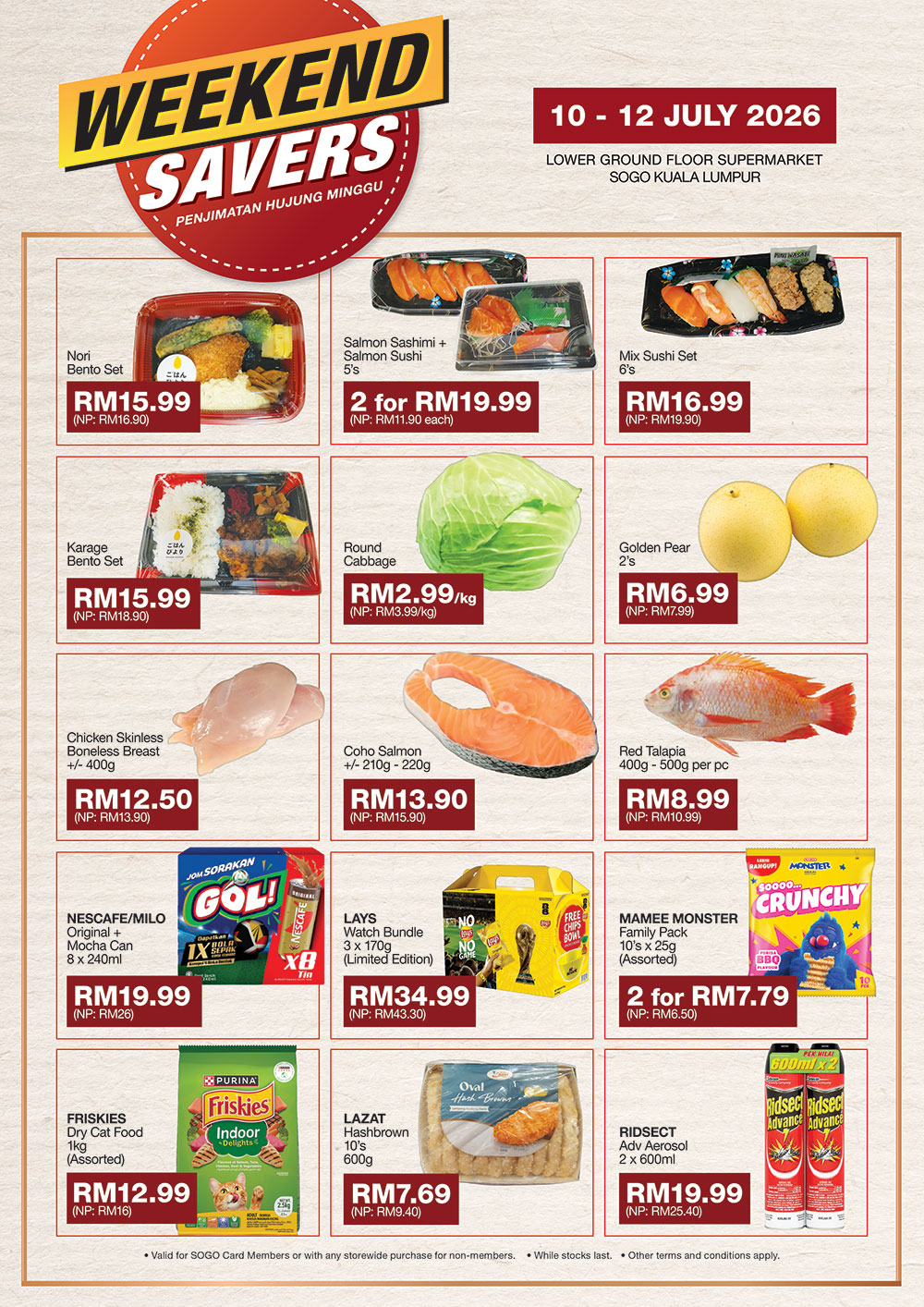 Supermarket Weekend Savers
