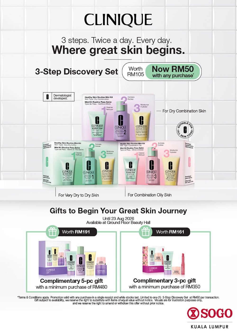 Clinique 3-Step Discovery Set Clinique 3-Step Discovery Set