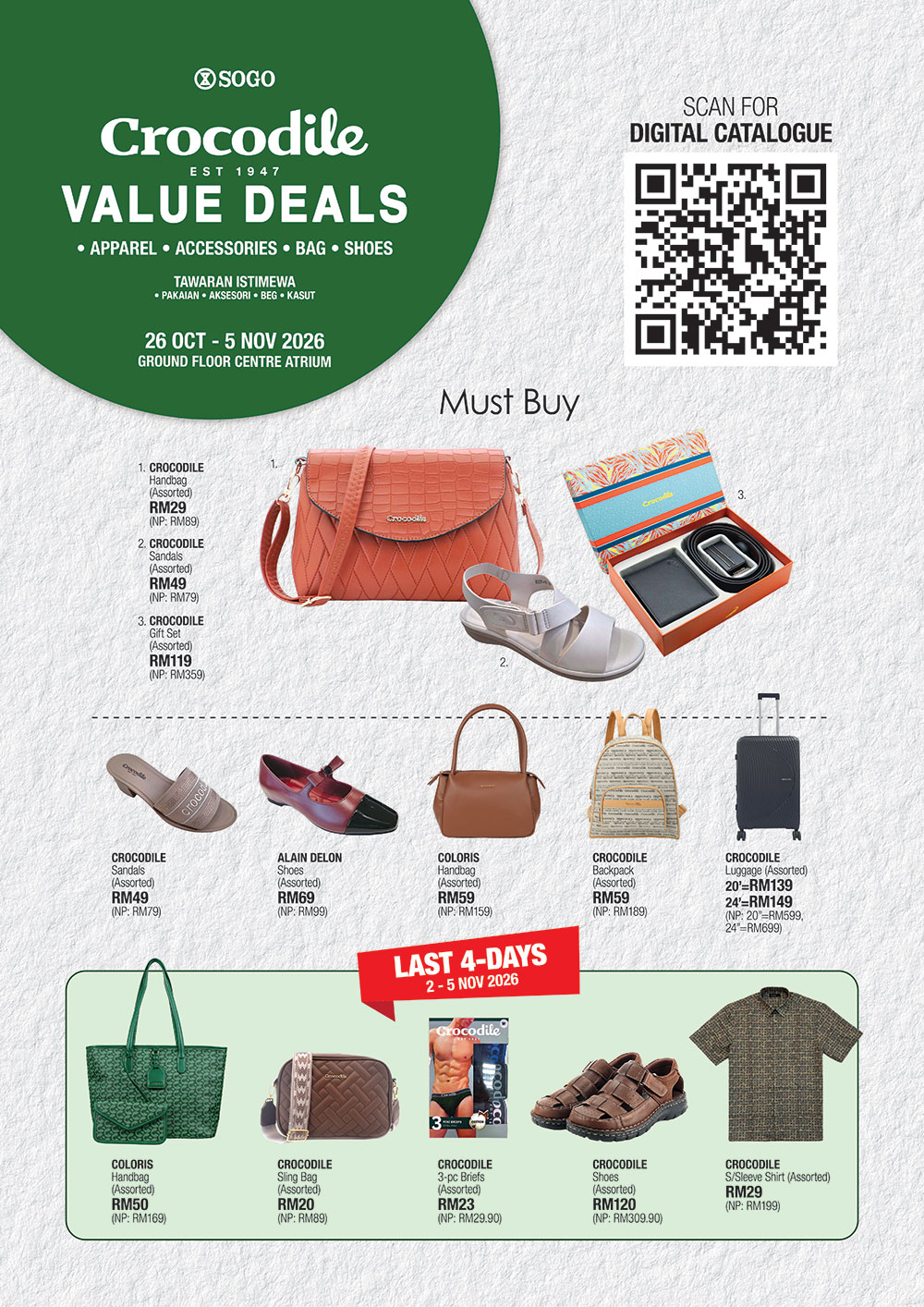 Crocodile Value Deals
