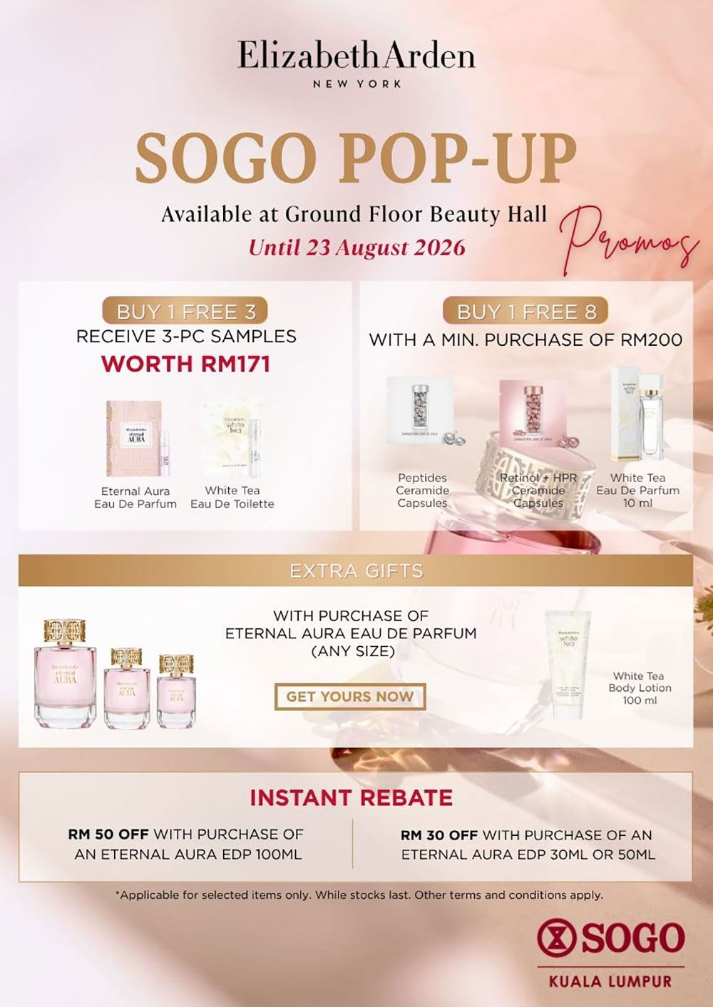 Elizabeth Arden - SOGO Pop-Up Promotion Elizabeth Arden - SOGO Pop-Up Promotion