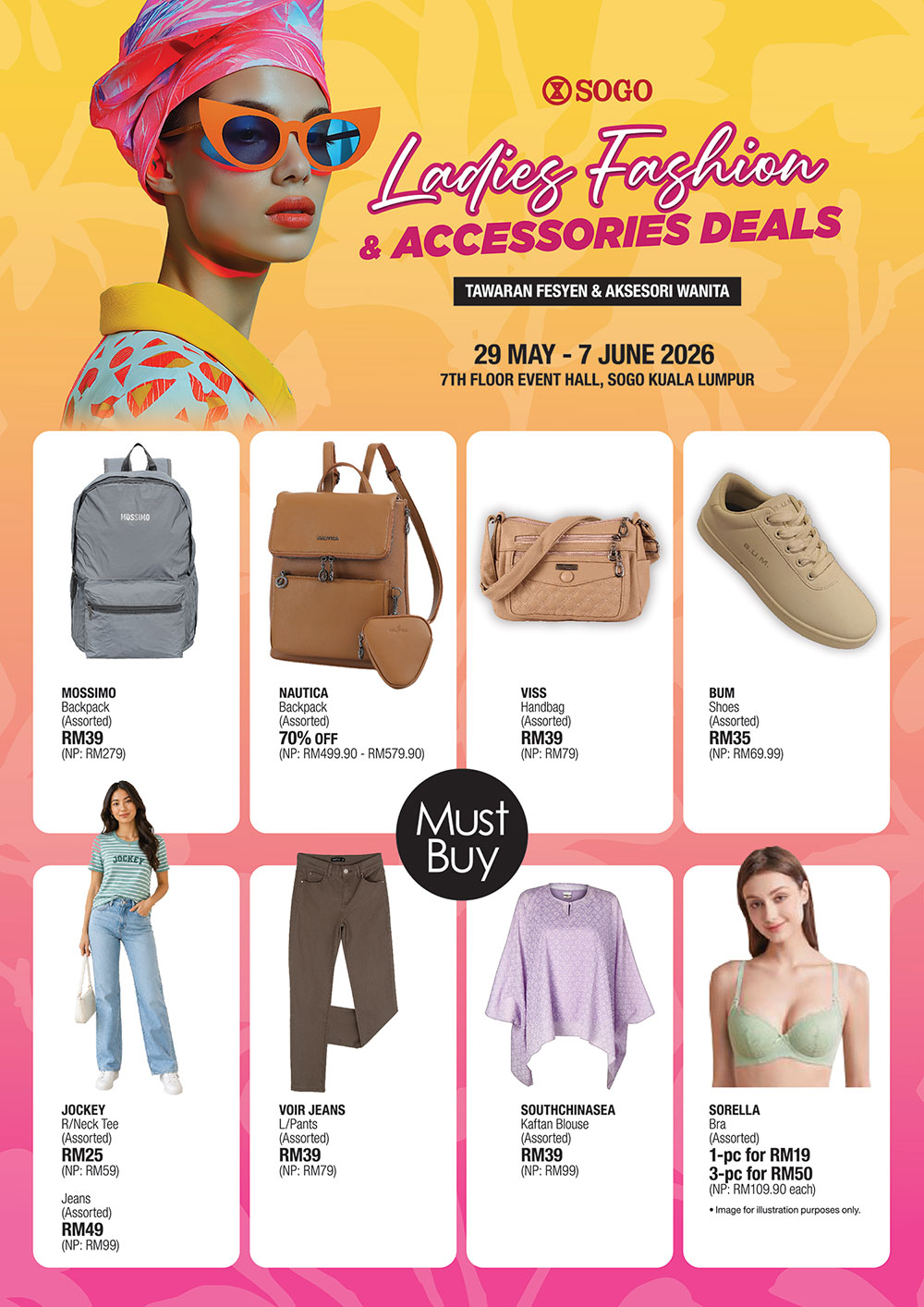 Ladies Fashion & Accessories Deals