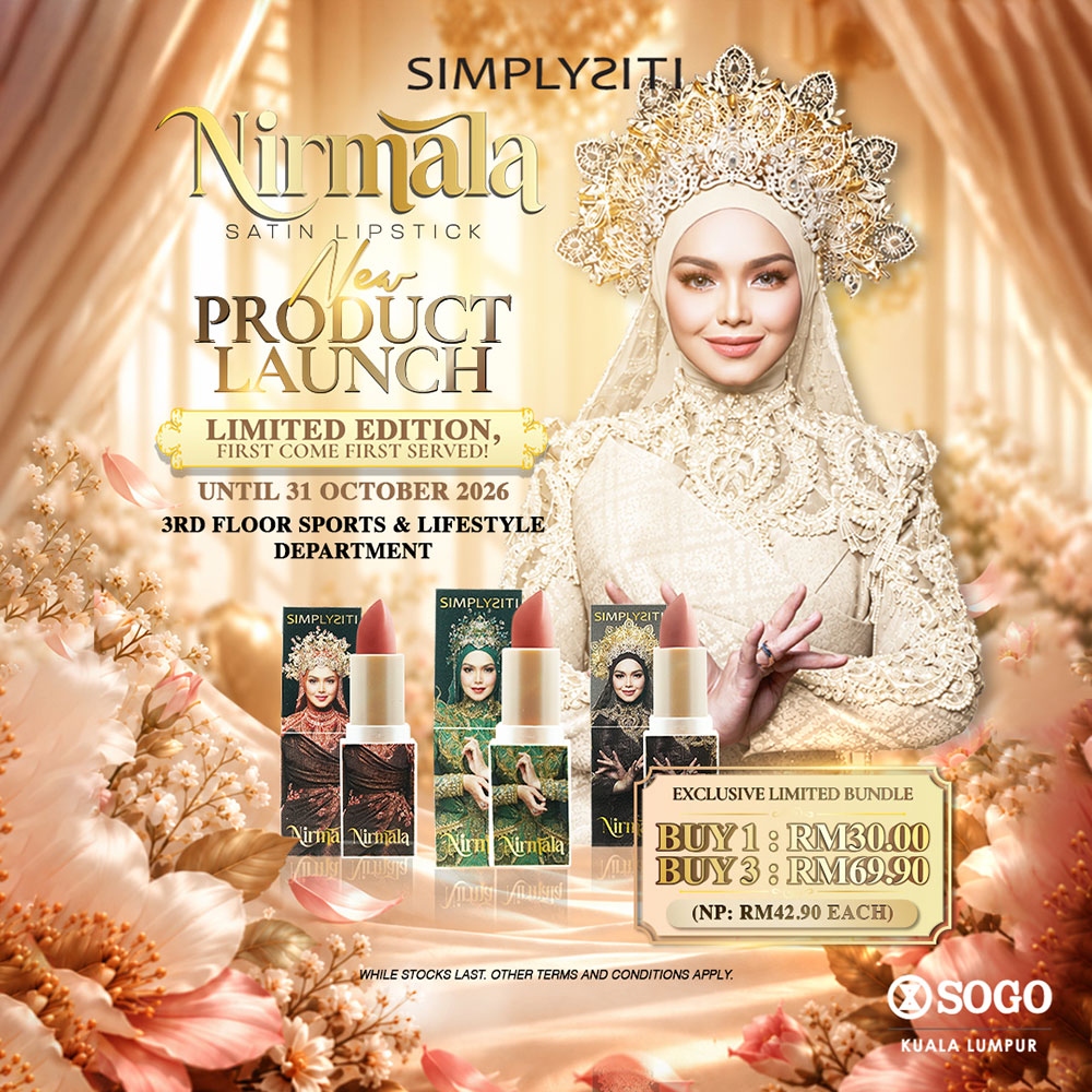 SimplySiti - Limited Edition Nirmala Satin Lipstick